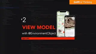 Create ViewModel with @StateObject and @EnvironmentObject for MVVM | SwiftUI Map App #2