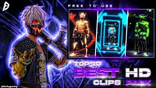 🔺Free Fire Top 10 Xml + Cc + Clips 🔸ff Clips For Editing🔸ff Emote Clips 🔸ff clip🔻