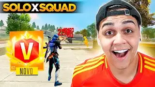 I RECEIVED THE NEW EXCLUSIVE VERIFICATION AND I CRUSHED GERALSOLO VS SQUAD!! FREE FIRE MOBILE