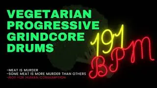 GRINDCORE DRUM TRACK #5| 191 BPM 300 Subscribers Special