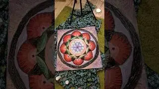 Процесс создания мандалы