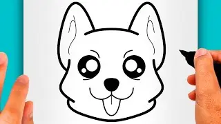 DISEGNI FACILI! COME DISEGNARE UN CANE KAWAII (VIDEO DI DISEGNI)