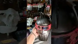 3D Printed!! Dark Jedi Helmet!! Graphite Rub!!