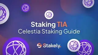 How to stake $TIA | Celestia Staking Guide