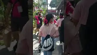 Leni Kiko Rally at Emerald Ave Pasig City around 11AM at March 20, 2022 Crowd Check and Walkthrough