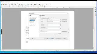 Mail Merge - Open office - Writer