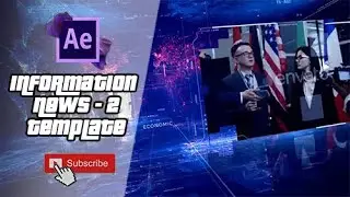 news template in After Effects | After Effect Tutorial - 100% Free Download (#002)