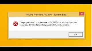How to Fix  MSVCP120.dll Error Hindi/Urdu