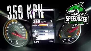 GAD tuned AMG GT acceleration 150 - 359 kph top speed ► 