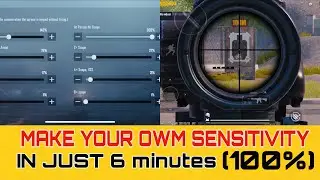 How to make your own pubg mobile sensitivity settings | new update season 18 |2021
