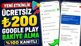 HOW TO GET FREE ₺200 GOOGLE PLAY CODE EVENT WITH PROOF | free google play code