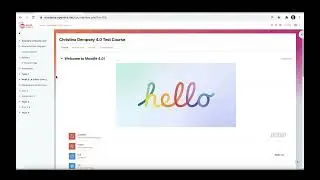 Moodle 4.0 Tutorial Videos-A Closer Look at the Course Index