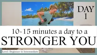 One month to a STRONGER you | Strength Training Program for Seniors & Beginners | Day 1