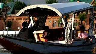 Beautiful Dal Lake Shikara at Srinagar, Jammu and Kashmir