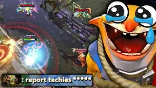 I might be reported by my teammate due to my poor starting technique😢 | Techies Official