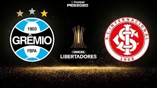 PES 2020 - Grêmio x Internacional | CONMEBOL LIBERTADORES 2020 | Gameplay. PS4