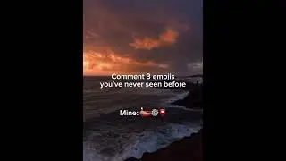 Comment 3 emojis you’ve never seen before! #shorts #viral #emoji #fyp