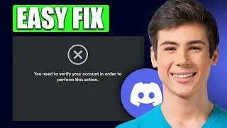 You Need To Verify Your Account In Order To Perform This Action In Discord | EASY FIX