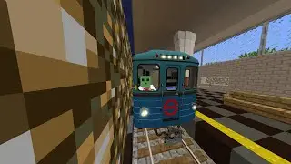 МЕТРО В МАЙНКРАФТ НА ЕЖ-3 по всей линии 2  //big subway in minecraft//