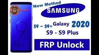 Remove Account Samsung S9 S9 + Bypass Frp Android 10 New 2021 Security Patch without pc