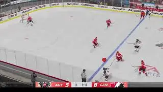 Österreich - Kanada IIHF Regeln Turnier-Simulation