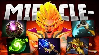 THE GOD IS BACK! Miracle- Invoker 7.40 Smurfing & Godlike!