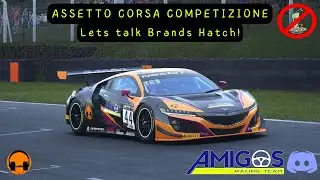 Assetto Corsa Competizione | Lets talk Brands Hatch | ACC track guide for non aliens
