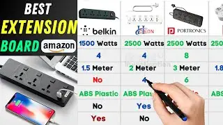 Best Extension Board in India 2023⚡️Extension Board with USB Port | Brand Investigation