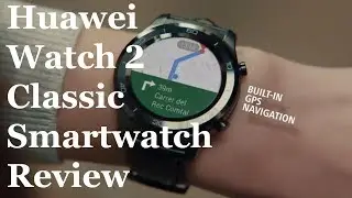 Huawei Watch 2 Classic Review Smartwatch Review Ceramic Bezel- Black Leather Strap Best Watch Brands