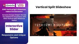 🌟 Introducing the BWD Vertical Split Slideshow Addon for Elementor! 🌟