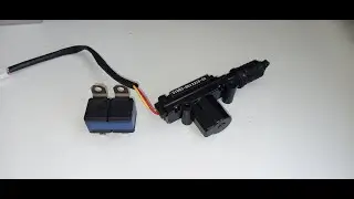 CENTRAL LOCKING diagram of two RELAYS