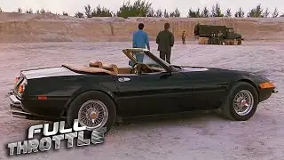 Crockett's Ferrari Daytona Spyder Gets Blown Up | Miami Vice | Full Throttle