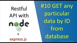 GET data by id : node.js + express.js + mongoDB REST api in Hindi
