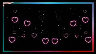 Black screen template border frame video | black screen background template video