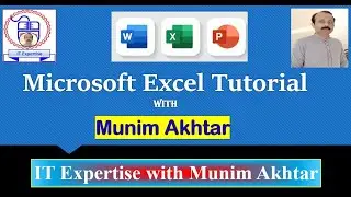 Microsoft Excel Tutorial for Beginner | Part#1