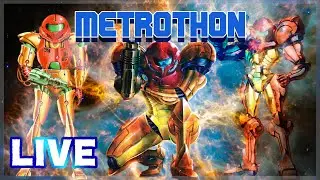 METROTHON [Metroid 1-2-3] LIVE | HamsterBomb