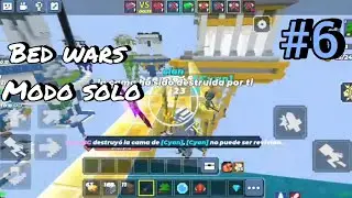 Una partida bastante fácil, bedwars modo solo #6