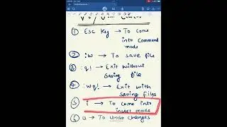 vi editor commands | Linux for beginners.
