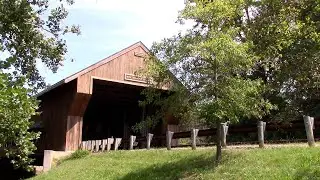 Buck Run Road Covered Bridge Union County Ohio