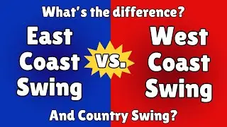 East Coast Swing vs West Coast Swing vs Country Swing