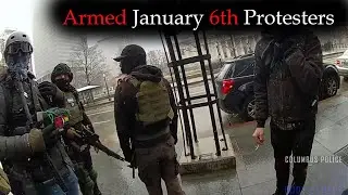 Columbus Police Confront Armed January 6th Protesters.