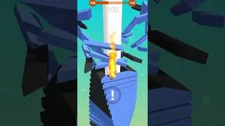 😜Stack Ball 3D🦄Level- 168 😍Gameplay On (iOS)✅ 