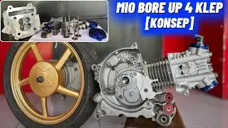 HEAD 4 KLEP MIO BORE UP PISTON 63.5MM