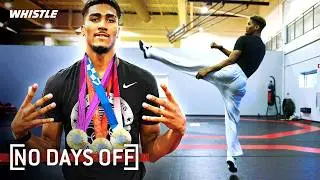 World’s TOUGHEST Taekwondo Fighter!? 😳 CJ Nickolas Is Going For GOLD!