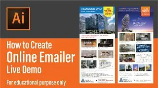 Adobe illustrator | Step by step create Online E-mailer | Graphix Edumentor #viral