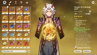 F2P C0 Arataki Itto looks like (R5 Whiteblind) Showcase in Spiral Abyss | Genshin Impact