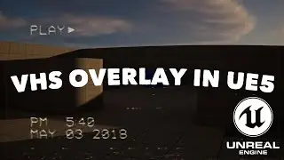 VHS overlay in UE5
