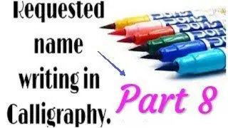 Taking names from requested comment|calligraphy lettering|@calligraphybyjafna |💚❤️