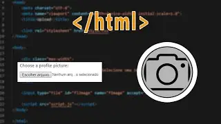 Alterando o formato do Input file upload  no HTML