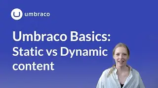 Umbraco Basics: Static vs Dynamic Content